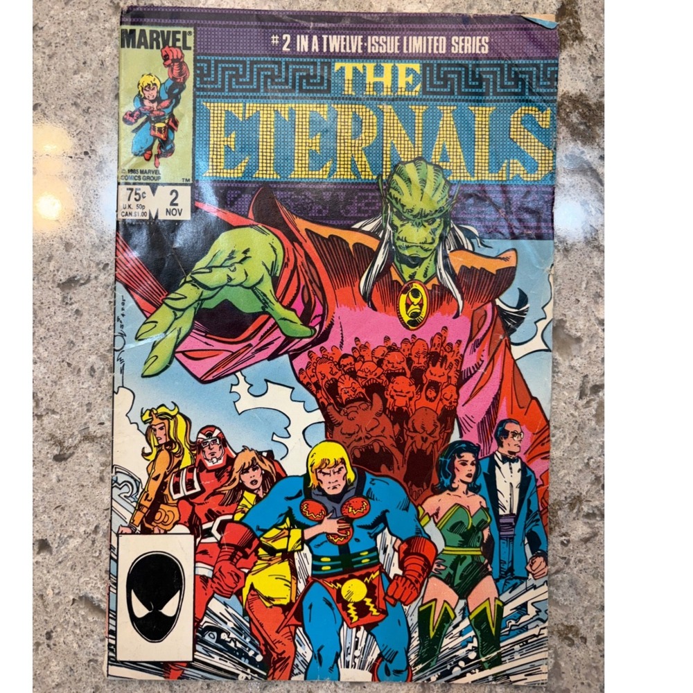 Marvel Comics The Eternals #2 Nov 1985 Limited Series Copper Age Vintage Comic